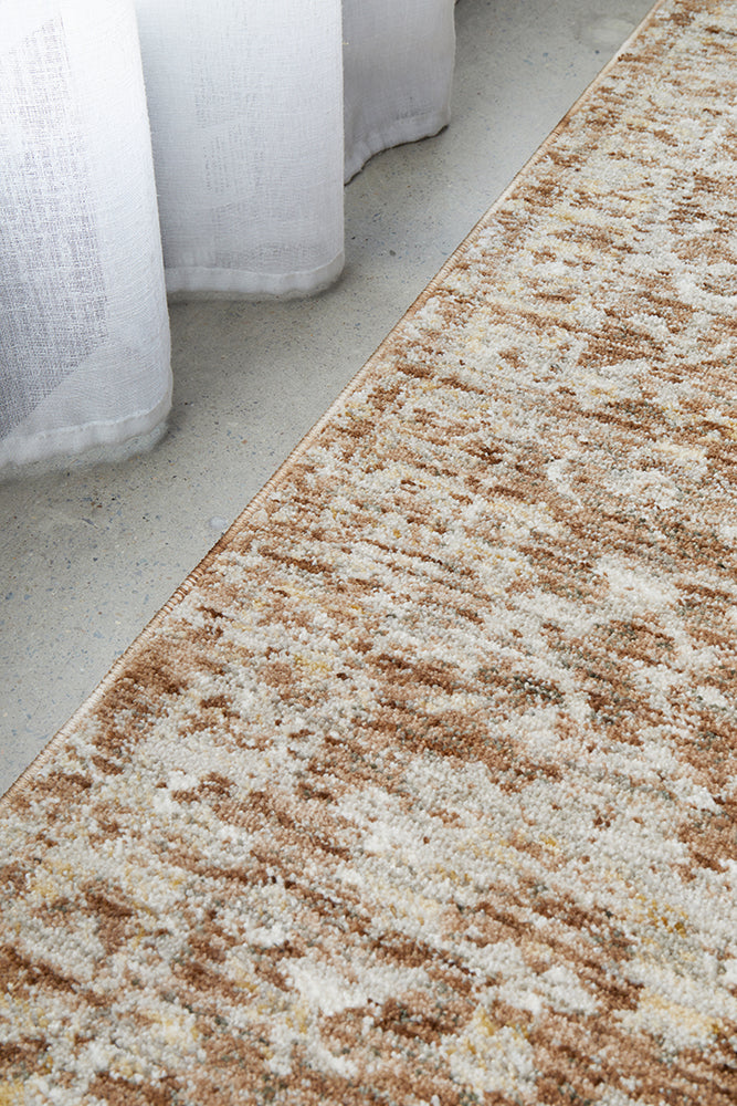 Pambula Clay Natural Brown Runner Rug