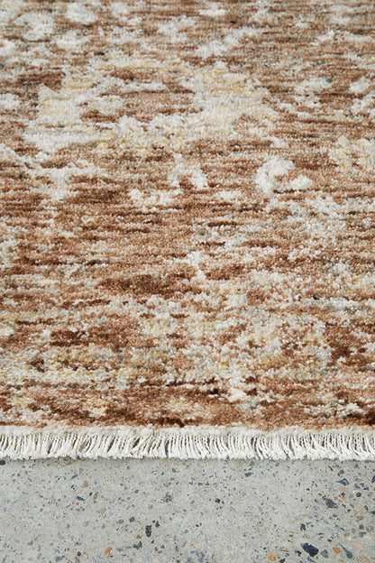Pambula Clay Natural Brown Runner Rug