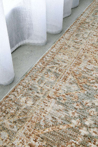 Pambula Moss Natural Runner Rug