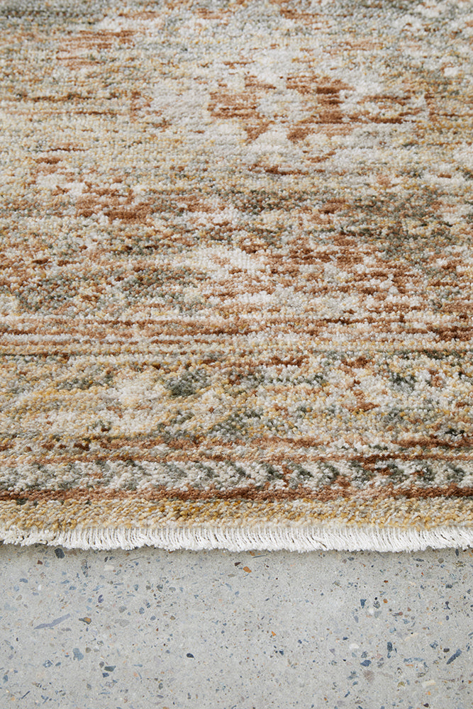 Pambula Moss Natural Runner Rug