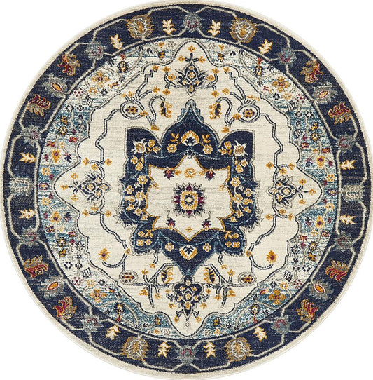 Dorrigo Cobalt Blue Round Rug