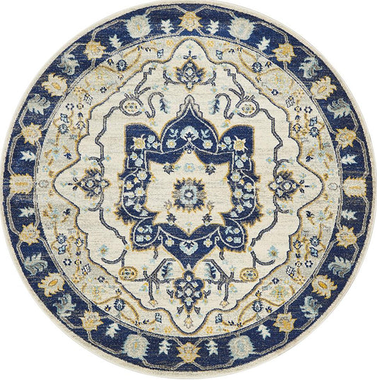 Dorrigo Ink Navy Round Rug