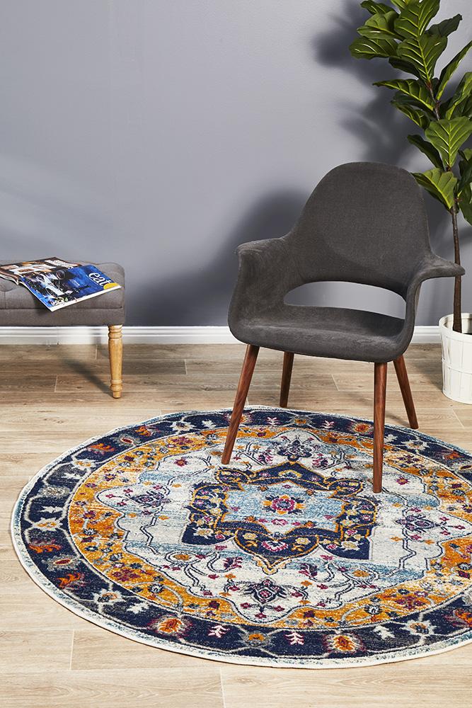 Dorrigo Rust Round Rug