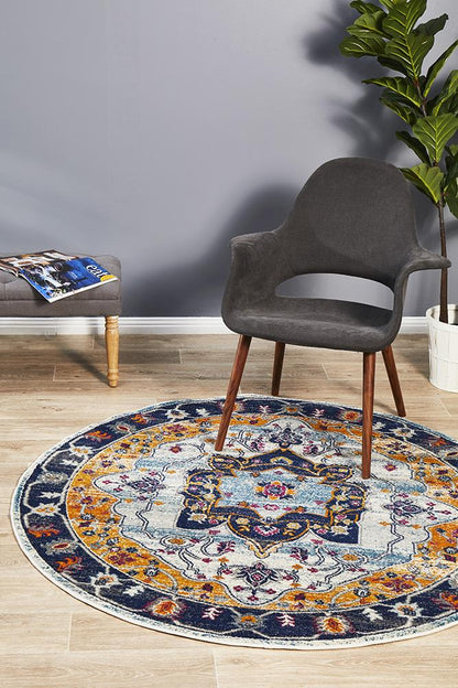 Dorrigo Rust Round Rug