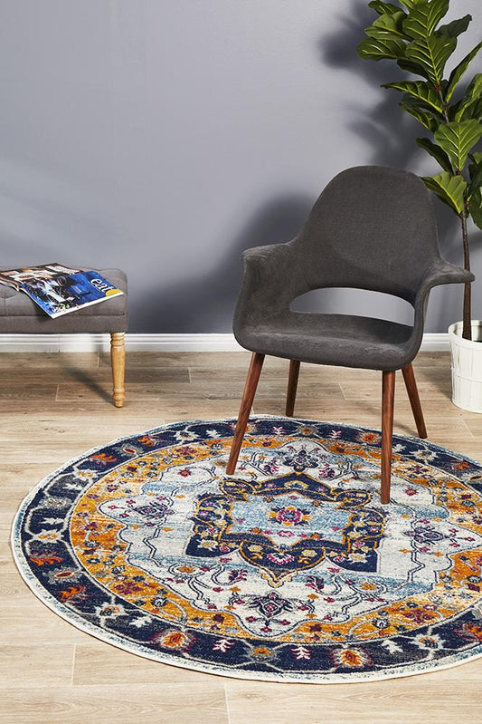 Dorrigo Rust Round Rug