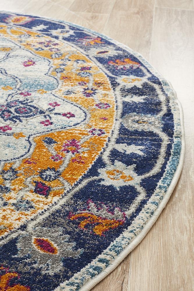 Dorrigo Rust Round Rug