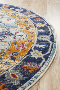 Dorrigo Rust Round Rug