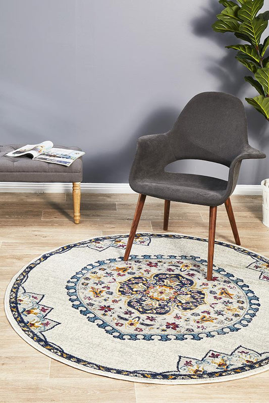 Dorrigo White Round Rug