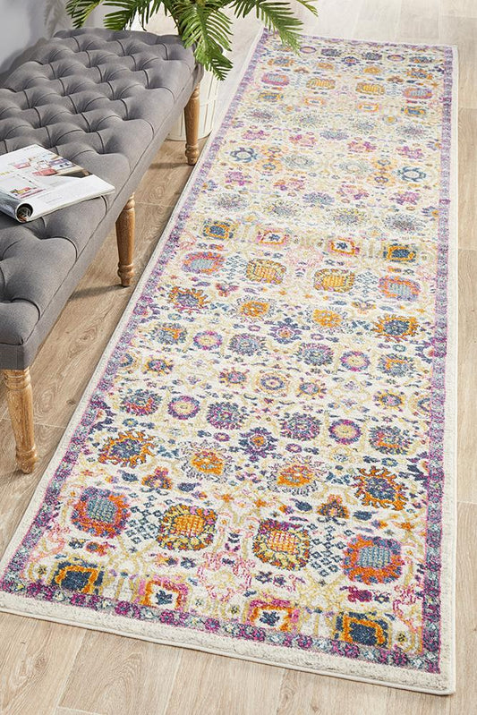 Dorrigo Mosaic Multicolor Runner Rug