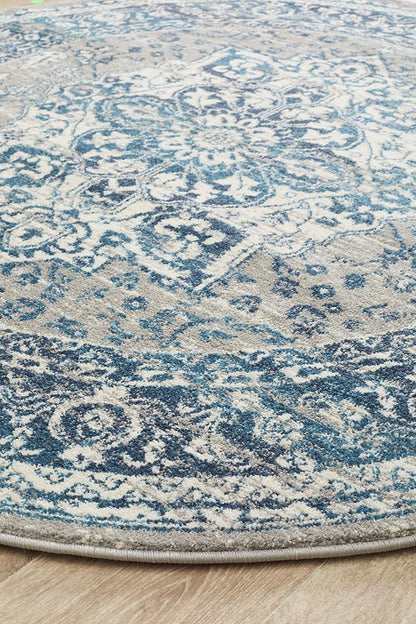 Dorrigo Blue Round Rug
