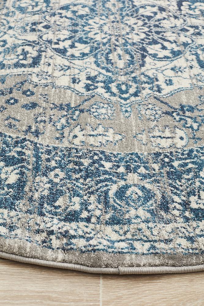 Dorrigo Blue Round Rug