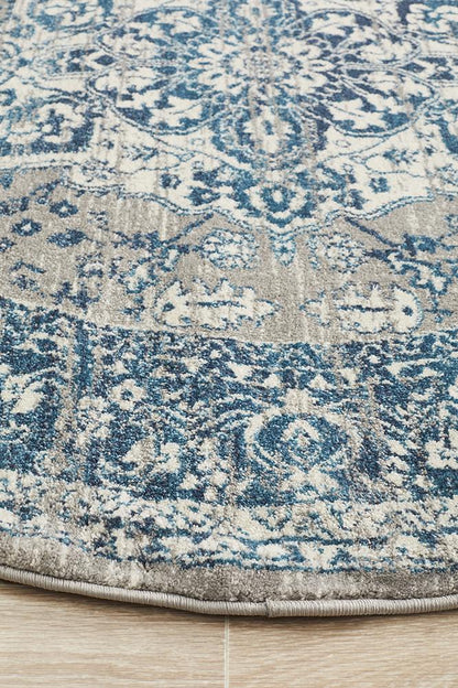 Dorrigo Blue Round Rug