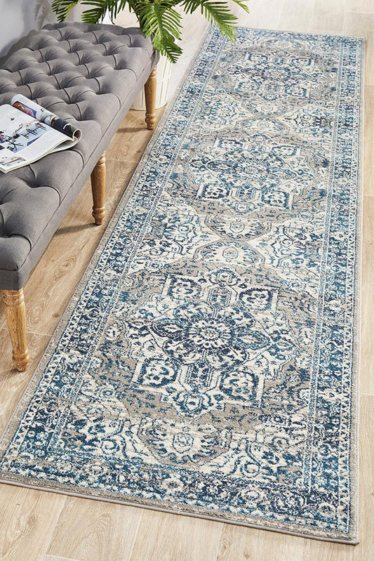 Dorrigo Denim Blue Runner Rug