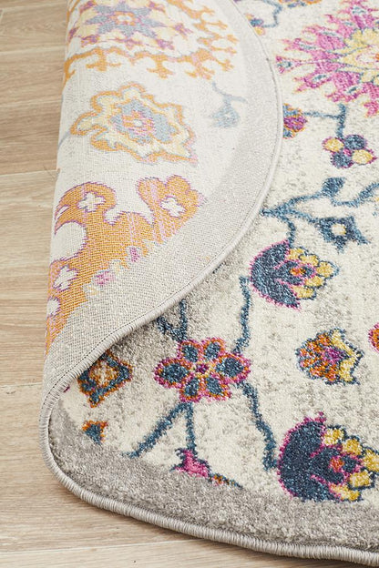 Dorrigo Natural Multicolor Round Rug