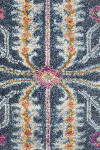 Dorrigo Multicolor Navy Round Rug