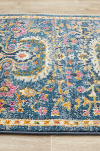 Dorrigo Midnight Multicolor Navy Runner Rug
