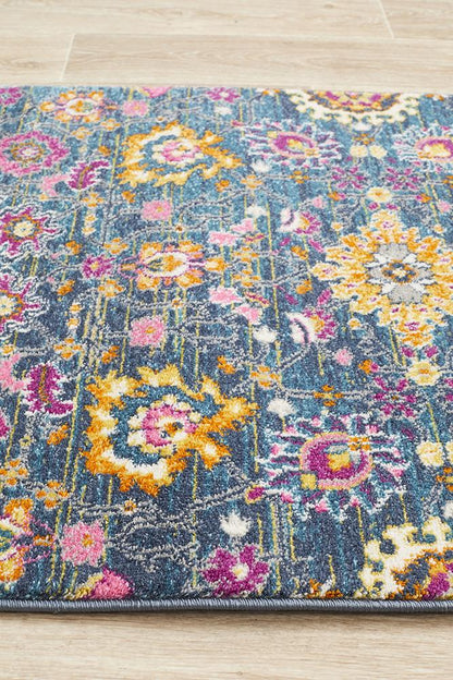 Dorrigo Multicolor Blue Runner Rug
