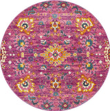 Dorrigo Fuchsia Purple Round Rug