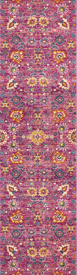 Dorrigo Fuchsia Coast Purple Runner Rug