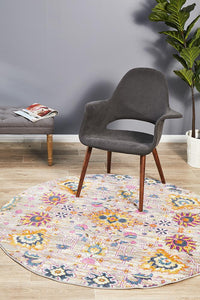 Dorrigo Multicolor Round Rug