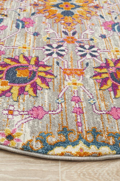 Dorrigo Multicolor Round Rug