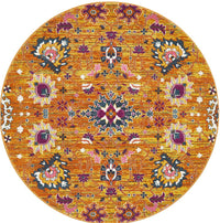 Dorrigo Rust Multicolor Round Rug
