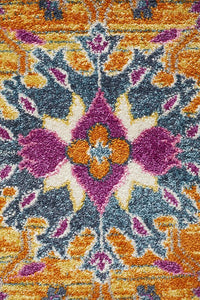 Dorrigo Rust Multicolor Round Rug