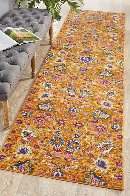 Dorrigo Rust Multicolor Runner Rug