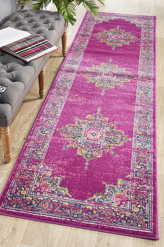 Dorrigo Fuchsia Pink Runner Rug