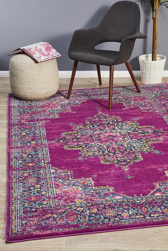 Dorrigo Fuchsia Coast Pink Rug