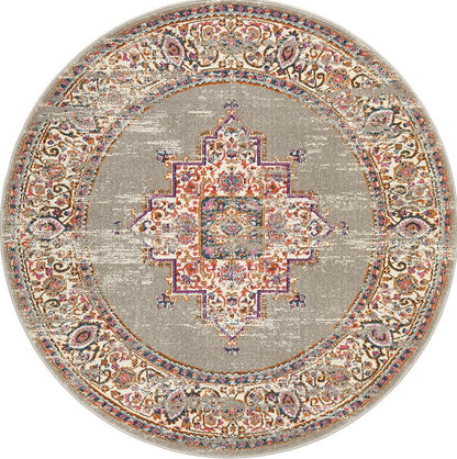Dorrigo Grey Round Rug