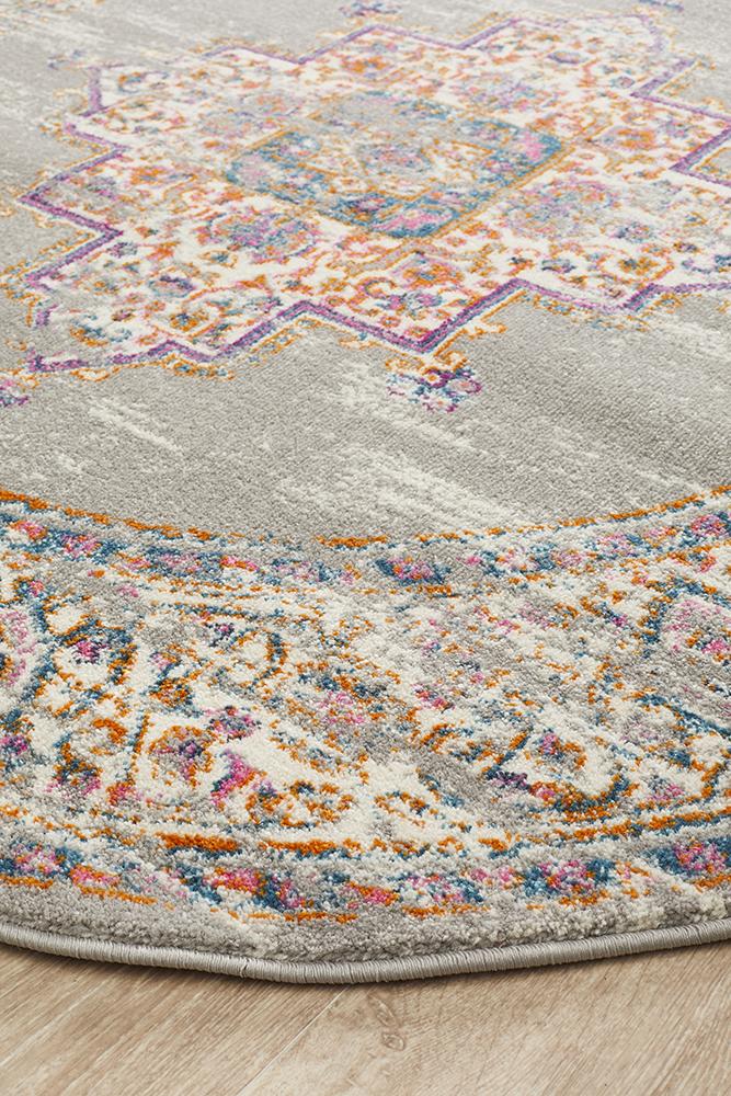 Dorrigo Grey Round Rug