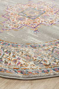 Dorrigo Grey Round Rug