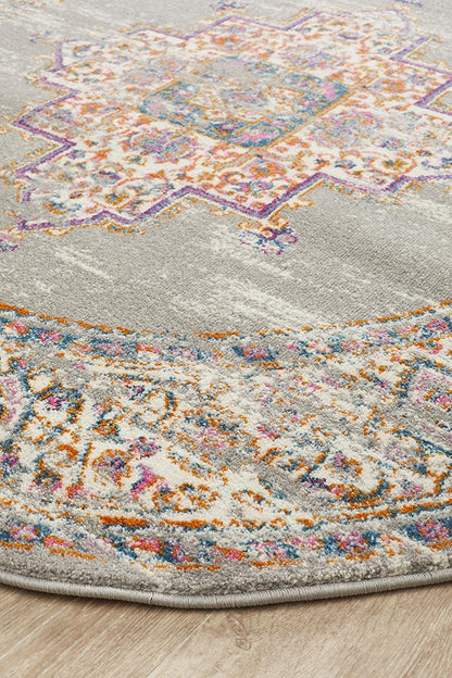 Dorrigo Grey Round Rug