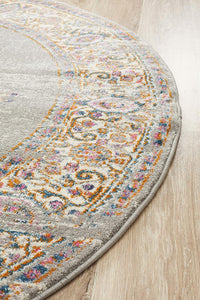 Dorrigo Grey Round Rug