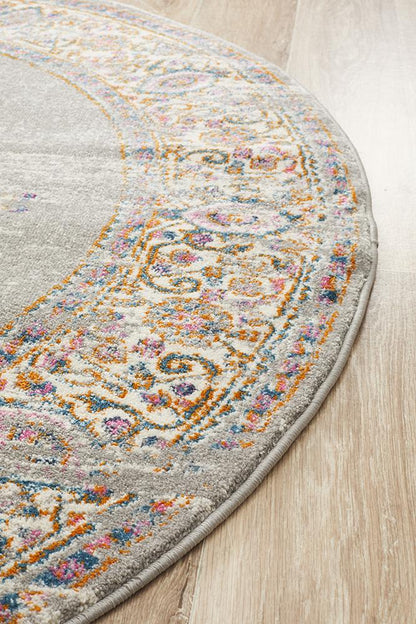 Dorrigo Grey Round Rug