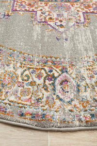 Dorrigo Grey Round Rug