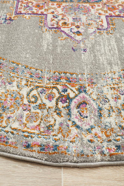 Dorrigo Grey Round Rug