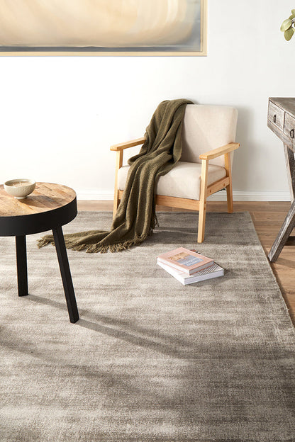 Callala Grey Viscose Rug