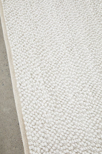 Meelup White Rug