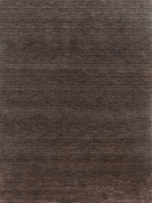 Maldon Dark Brown Wool Rug