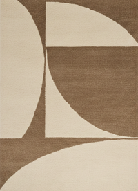Belair Ivory Brown Wool Rug ‚Äî natural texture, The Inspire Home