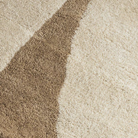 Belair Ivory & Brown Wool Rug