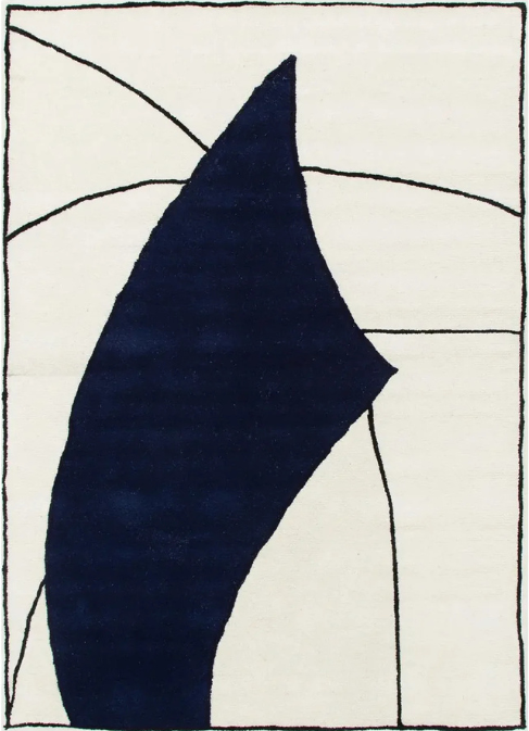 Busselton Blue Wool Rug