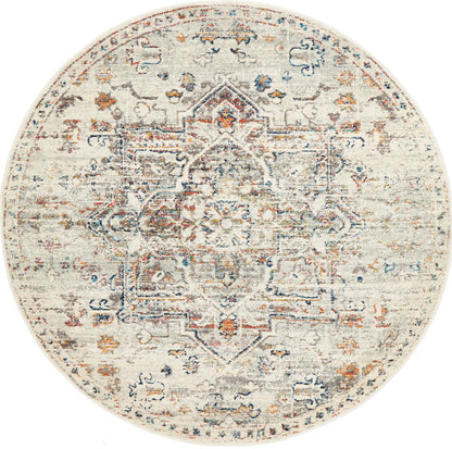 Ulladulla Silver Round Rug