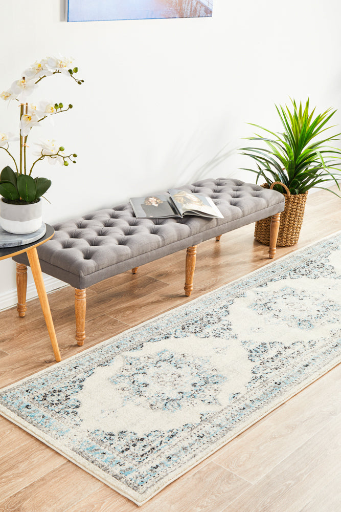 Ulladulla White Runner Rug