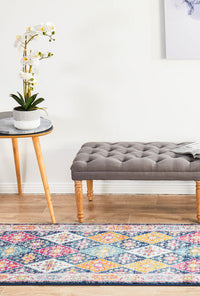 Ulladulla Navy Runner Rug