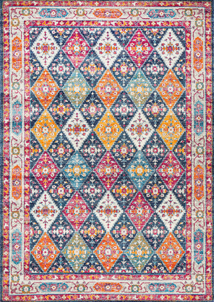 Ulladulla Navy Multicolor Rug