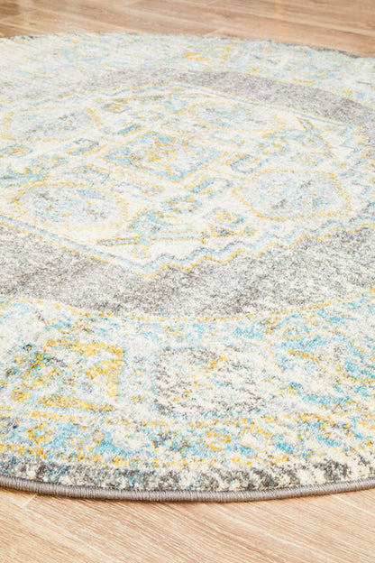 Ulladulla Grey Round Rug