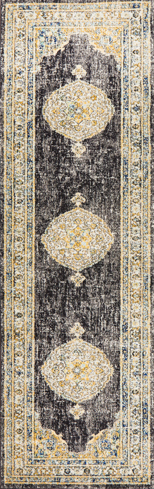 Ulladulla Charcoal Grey Runner Rug